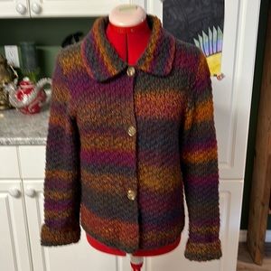 handknit fall sweater jacket
